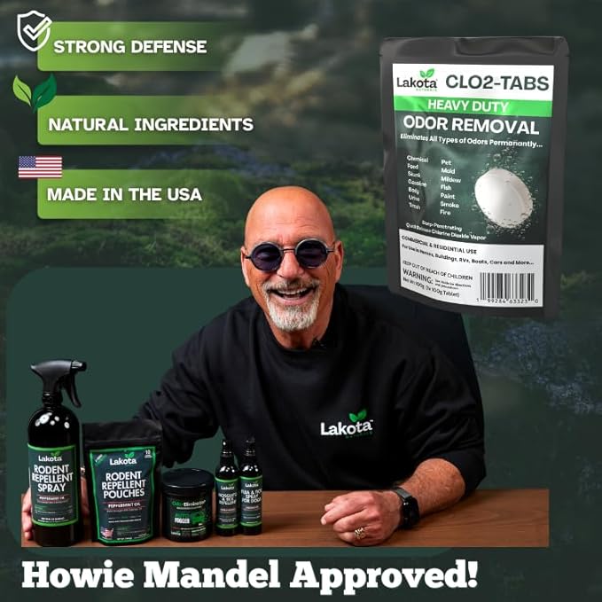 Chlorine Dioxide Heavy-Duty Fogger Deodorizing Kit, Professional Strength Odor Remover For Car, Home, RV, Room, Garage. Scent Bomb Air Freshener & Deodorizer. Easy to Use Kit Eliminates All Odors!
