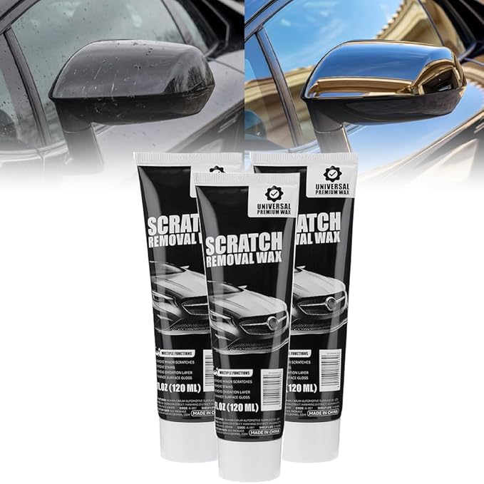 Car Scratch Remover Wax, Car Scratch Repair Paste, Car Polishing Wax Scratchs Remover Cars Paint Scratchs Repair Kit (3pcs)