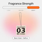 DedCool Air Freshener | Fragrance 03 | Hanging Odor Eliminator for Cars, Closets & Drawers | Juniper Berries, Pomelo & Saffron | Long-Lasting Essential Oil Infused Scent | Non-Toxic