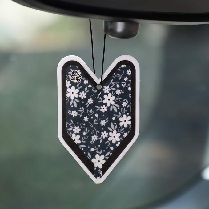 Auto Dynasty TreeFrog YLFS60 Paper Young Leaf Wakaba Hanging Air Freshener for Home Office Car In-Door, Fresh Squash Scent