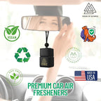 Aphrodite Hanging Car Air Freshener for Women, 100% Natural Essential Oils - 60 Days Lasting Car Scent by House of Olympus - Made in USA
