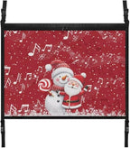 Auto Seat Storage Hanging Bag Santa Claus Snowman Multi-Purpose Seat Organizer for Vehicle Passenger Seat Organization and Storage One Size