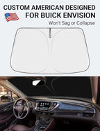 Proadsy 2026 Upgrade Front Windshield Sun Shade Foldable Sunshade Protector Custom Fit 2016-2020 Buick Envision 1SV, Preferred, Essence, Premium, Premium II SUV Accessories