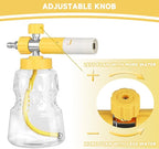Foam Cannon for Pressure Washer with Dual Connector Accessory, Pressure Washer Double Tip Attachment for Foam Cannon,M22 and 1/4" Quick Connect, 5 Nozzle Tips
