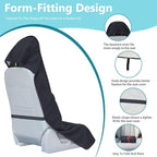 Car Seat Covers Universal Car Protective Front Seat Covers Washable Non-Slip Seat Protectors for Gym Workouts,Waterproof and Sweatproof Towel Seat Covers for Cars,Trucks, Jeeps (2 Pack Black)