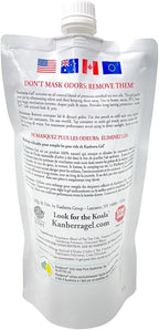 Kanberra Gel Refill Pouch 24oz - All-Natural Odor Eliminator & Air Freshener for Home, Car, RV, Boat, Gym Bag | Eco-Friendly, Long-Lasting Tea Tree Oil Formula, Safe for Pets and Family.