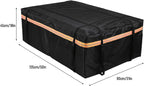 Large Capacity Water Proof Rooftop Cargo Bag, 425L 486L Universal Fit for Vehicles with or Without Roof Racks Foldable (M)