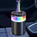 2025 Upgraded Smart Car Air Freshener Diffuser, New Smell Air Freshener Long Lasting, Auto On/Off, Adjustable Modes, Car Scent with 8 Ambient Lights, Diffusers for Essential Oil-Freesia