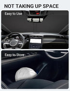 Proadsy Windshield Sun Shade Custom Fit Hyundai Santa Cruz 2022-2025 2026 4-Layer Foldable Front Sunshade Protector Sun Visor Blocks UV Rays Keep Car Cooler