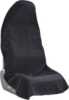 Car Seat Covers Universal Car Protective Front Seat Covers Washable Non-Slip Seat Protectors for Gym Workouts,Waterproof and Sweatproof Towel Seat Covers for Cars,Trucks, Jeeps (Black)