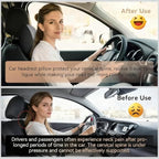 2 Pack Car Headrest Pillow for Neck Support,Memory Foam Neck Rest Cushion, Breathable Removable Cover & Ergonomic Design, for Driving Comfort, Neck Pain Relief, Travel