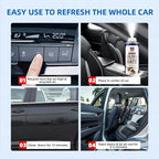 Glodway Whole Car Air Refresher Spray,Odor Eliminator Eliminates Strong Vehicle Odors,6 Oz,Cappuccino Scent(Plack of3)