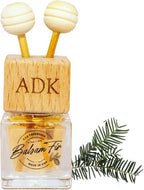 ADK Balsam Fir Car Air Freshener, Long-Lasting Essential Oil Diffuser for Hanging or Clipping, Made in the USA
