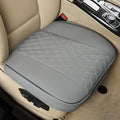 Black Panther PU Car Seat Cover, Front Seat Protector Compatible with 90% Vehicles,Embroidery,Anti-Slip & Full Wrapping Bottom W55cm*D54cm(21.65''*21.26'')(1Piece,Gray)