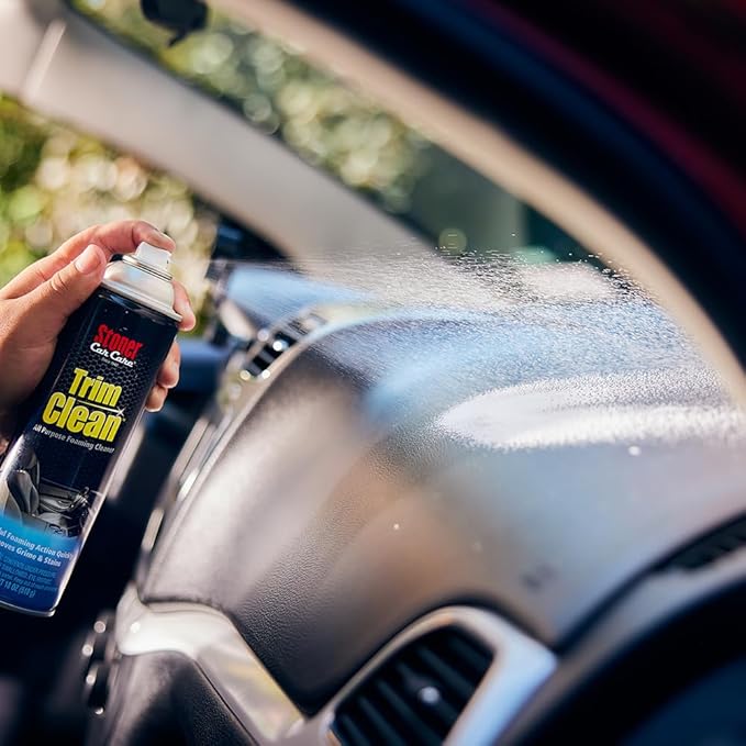 Stoner Car Care 91134-3PK Trim Clean – All-Purpose Foaming Automotive Interior Cleaner, Fast-Acting Formula Quickly Removes Grime, Dirt & Stains from Trim, Consoles & Plastics – 18 oz (Pack of 3)