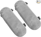 2PCS Car Elbow Pad Arm Rest Cover, Soft Armrest Cushion Pad for Arm Comfortable Support, Anti-Scratch Auto Armrest Pillow Protector, Universal Car Interior Accessory for Most Vehicles (Grey)