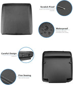 INTGET Center Console Cover for 2025 2026 Ford F150 Accessories Interior 2021 2022 2023 2024 Car Middle Arm Rest Armrest Lid Seat Cover Protector Elbow Cushion Pad (Carbon Fiber Texture, 2021-2026)