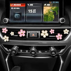 Car Air Freshener Vent Clips for Women 8 Pieces Cute Car Vent Clips Decorations Daisy Flower Car Accessories Air Freshener Clips for Christmas Anniversary Girls Gift (8 pcs white pink)