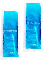 YOUSHARES Ice Packs - Reusable Freezer Packs Instant Hot Or Cold Gel Pack Suitable for Insulin Cool Storage Bag （2 TSA Approved Ice Packs）