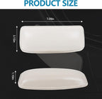 wuyaoyao 2PCS Car Door Armrest Pads, Soft Leather Elbow Pad Arm Rest for Car, Comfortable Car Knee Cushion, Automotive Elbow Leg Thigh Support Cushion Pillow, Interior Car Accessories (Beige)