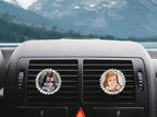 WIRESTER Personalized Car Air Vent Clip with Your Photo, Fresh Scented Car Air Freshener Vent Clip, Decorative Accessories, Interior Decoration for Cars