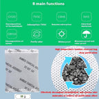 30Pack Natural Activated Charcoal Odor Absorber Air Purifying Bag for Home or Car Odor Eliminator; 10g/Pack Pet Areas or Car Air Freshener for Home,Car,Closet,Shoe,Basement,Pet