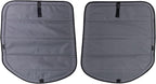 VanEssential Insulated Magnetic Blackout Rear Door Full Plastic Window Covers (Pair) Designed for Mercedes-Benz VS30 (Van Years 2019 to Current) - Charcoal Gray