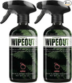 Chronic Wipeout Smoke Smell Eliminator for Home, Cars, Hands, Hair, Clothes, & More | Smoke Odor Eliminating Spray for All Kinds of Strong Smoke | Gifts for Smokers - Apple 2 Pack (16 oz)
