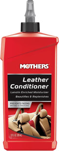 Mothers Leather Conditioner, 12 oz. — Advanced pH Balanced Formula with Lanolin & Neatsfoot Oil, Replenishes Natural Oils Lost to Heat & Sun, Protects & Prevents Fading, Drying & Cracking (06312)
