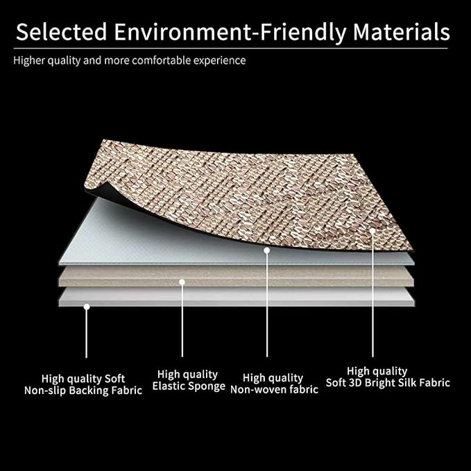 Breathable Car Seat Cover,Luxury Front Seat Cover,Durable and Non Slip,Polyester Silk Material, Universal Car Seat Cushion,Suitable for All Seasons,Airbag Compatible (Beige，1PC)