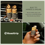 Scented Car Air Freshener - Long Lasting Essential Oil Diffuser - Car Accessories for Men & Women - Pack of 2 Non-Toxic Car Air Freshener - 0.27FL OZ/8ML (Pear Grove 8ml, Pear)