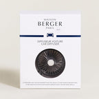 MAISON BERGER Luxury Car Air Freshener Vent Clip – Refillable Scent Diffuser for Car Vents, French-Made, Adjustable Fragrance (No Pods/Refills Included, 1.75” Diameter) - Gun Metal Finish