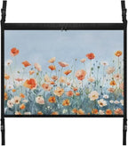 Orange Flower Car Roof Storage Bag Car Roof Seat Organizer Premium Car Seat Organizer One-Size-Fits Car Travel Accessories