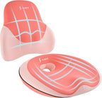 FLORICH Memory Foam Car Seat Cushion and Lumbar Support Pillow, Soft Butt Pillow for Tailbone Relief, Cute Drivers Seat Cushion for Long Driving Travel