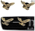 Vintage Eagle Car Air Freshener Vent Clips,2pcs Alloy Golden Hawk Vent Clips Car Accessories,Refillable Car Diffuser with Felt Mads