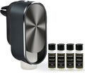 Smart Car Air Freshener Diffuser - 3 Adjustable Modes Automatic Car Diffuser for Essential Oils with 4PCS Essential Oil Refills Long-Lasting Scent