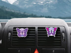 WIRESTER Set of 2 Fresh Scented Car Air Freshener Vent Clip, Decorative Accessories, Interior Decoration for Cars (Cat, Dog, Frog, Cow, Owl, Turtle, Sunflower, Baseball)