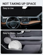 Proadsy 2026 Upgrade Front Windshield Sun Shade Foldable Sunshade Protector Custom Fit 2013-2018 RAV4 SUV Crossover LE XLE Premium Limited XSE Hybrid Adventure Accessories