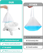 [36 Counts] Newnice Disposable Potty Liners with Absorbent Pads, Leak-proof Portable Travel Bags for Toddler Training, Compatible with OXO Tot 2-In-1 Go Potty & Most Potty Chairs