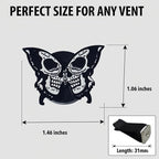 Car Air Fresheners Vent Clips, Car Diffuser Vent Clip, Car Decoration Cute Car Interior Decor, Car Accessories for Women (2 Pcs Black Butterfly)