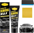 Car Scratch Removal Wax, Remove Medium and Light Scratches, Upgrade Scratch Repair Polishing Wax, Professional Car Scratch Remover Paste with Towel & Sponge (1 Set)