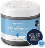 Amazon Basics Gel Odor Eliminator, Activated Charcoal, Fragrance Free, 17 Oz, 1-Pack