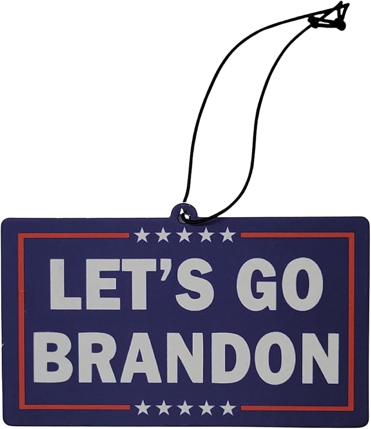 Let's Go Brandon Air Freshener LGB FJB Funny Anti Biden Political (1 Pack)