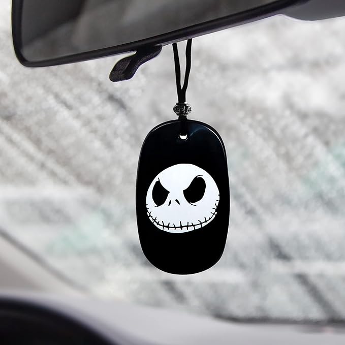 Plasticolor 005316R01 Nightmare Before Christmas Jack Face Dark Ice Scented Air Freshener