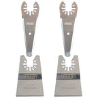 XXGO 4 Pcs Oscillating Multi Tool Scraper Blades for Scraping Cutting Removing Paint Caulk Adhesive Sealant XG4201