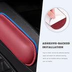 2PCS Car Door Armrest Pads,Soft Leather+Memory Foam Car Knee Pads for Arm Support&Protect Elbow and Knee,Universal Car Elbow Pads Car Accessories Interior for Most Vehicles (Black)