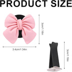 6pcs Pink Bow Car Air Vent Freshener Clips, Cute Bow Car Air Vent Clips Coquette Air Conditioning Outlet Clip Car Fresheners Diffuser Interior Decor Charm Car Accessories for Women Girls Gift