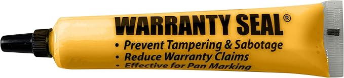 Sherco-Auto Yellow Torque Seal - Tamper Proof Cross Check Repair & Maintenance Warranty Torque Marker - 1.8 Oz Squeeze Tube Indicator for Bolts & Fasteners - Made in USA