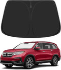 Proadsy 2026 Upgrade Front Windshield Sun Shade Foldable Sunshade Protector Custom Fit 2016-2025 2026 Pilot EX-L Special Edition Elite Black Edition Touring Accessories