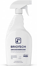 BRIOTECH Sanitizer Disinfectant Hypochlorous Spray, Kill 99.99% of Viruses & Bacteria, Control Mold, Eliminate Odor, Gentle for Nursery & Play Rooms, Food Contact Surface Sanitizer, 32 fl oz